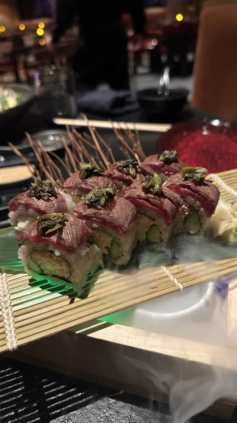 Dinner that runs late